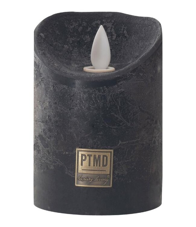 PTMD LED Lichtkaars | Set van 5 | Rustiek Groen | Beweegbare Vlam