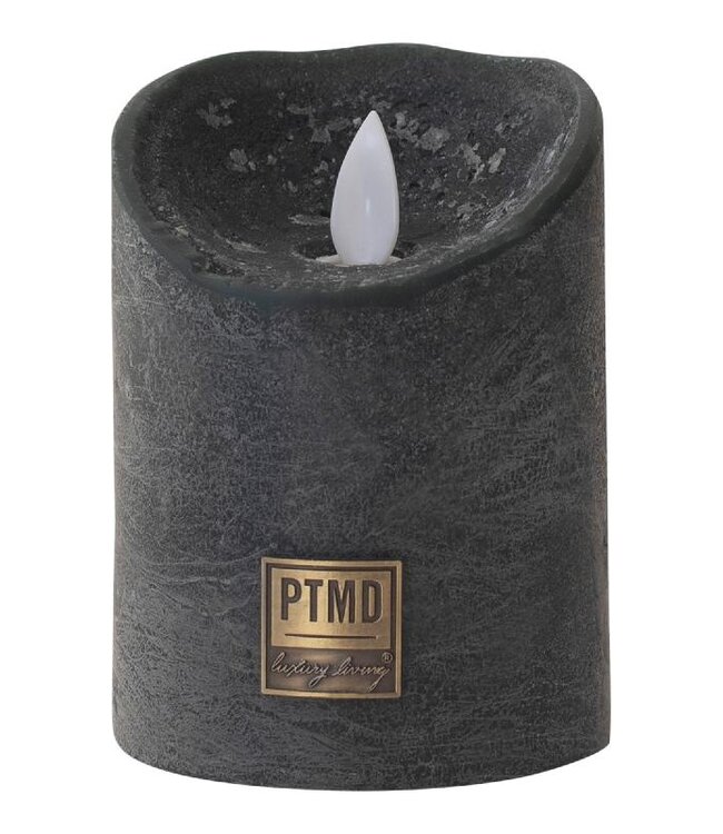 PTMD LED Lichtkaars | Set van 5 | Rustiek Groen | Beweegbare Vlam