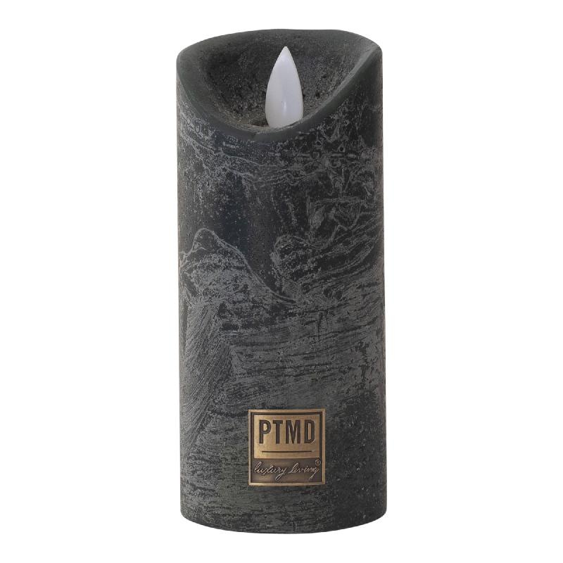 PTMD LED Lichtkaars | Set van 5 | Rustiek Groen | Beweegbare Vlam