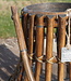 Rene Houtman Windlicht Lantaarn | Naturel/Donker Grijs | H30 x D28 Cm