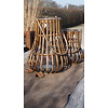 Windlicht Lantaarn | Rotan | Bruin | H45 x D35 Cm