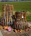 Rene Houtman Windlicht Lantaarn | Rotan | Bruin | H45 x D35 Cm
