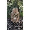 Windlicht/Lantaarn | Rotan | Blond | H52xD32 cm