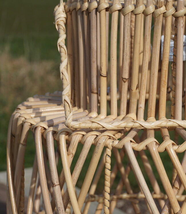 Rene Houtman Windlicht/Lantaarn | Rotan | Blond | H52xD32 cm