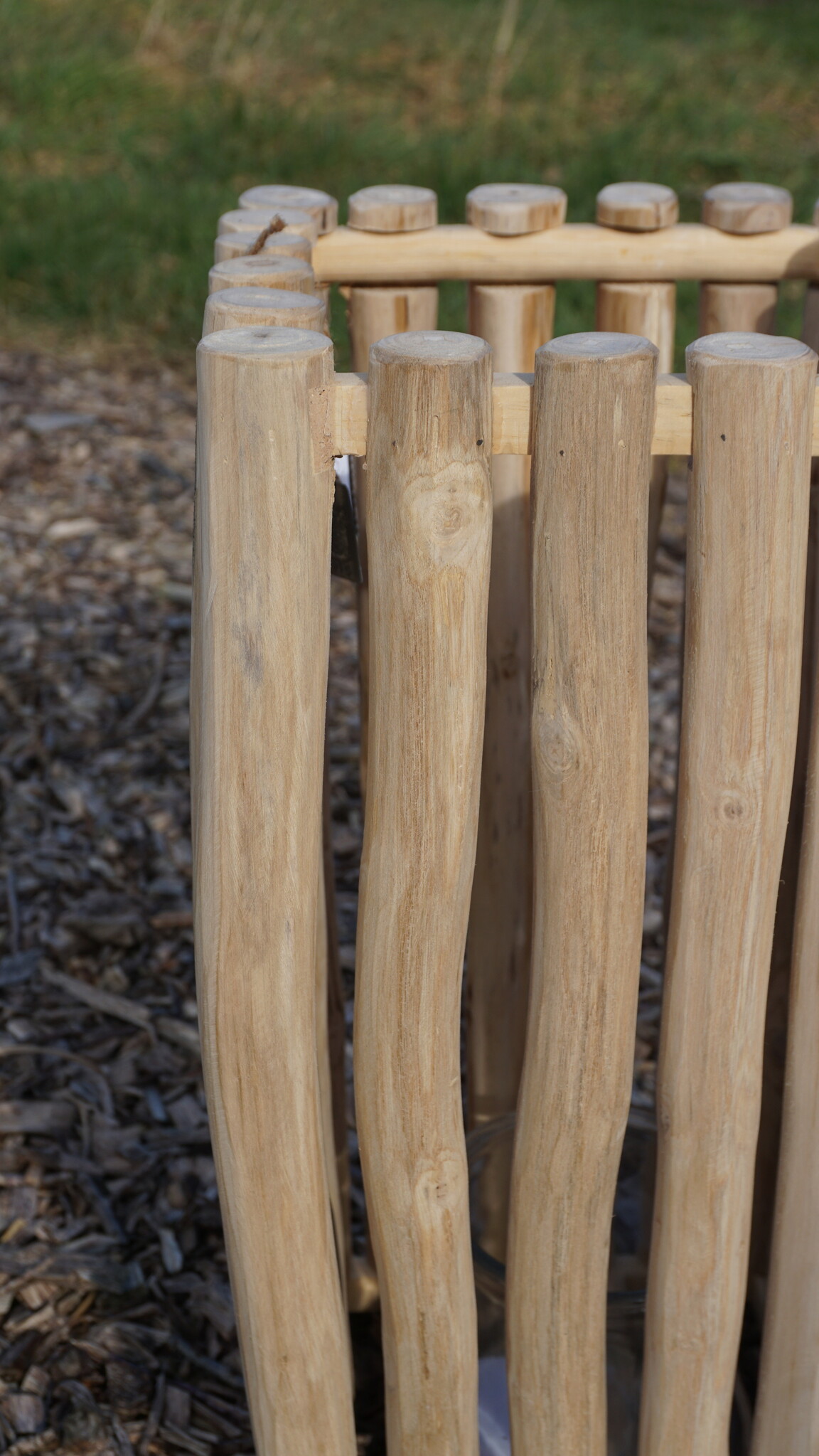 Rene Houtman Windlicht/Lantaarn | Teak | Naturel | H50xB25xD25 cm