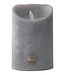 PTMD LED Lichtkaars | Set Van 5 | Rustiek Grijs | Beweegbare Vlam