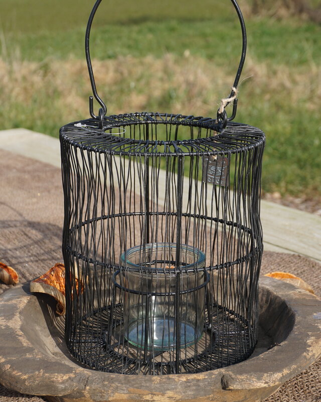 Rene Houtman Lantaarn/Windlicht | Metaal | Zwart | H20xD18 cm