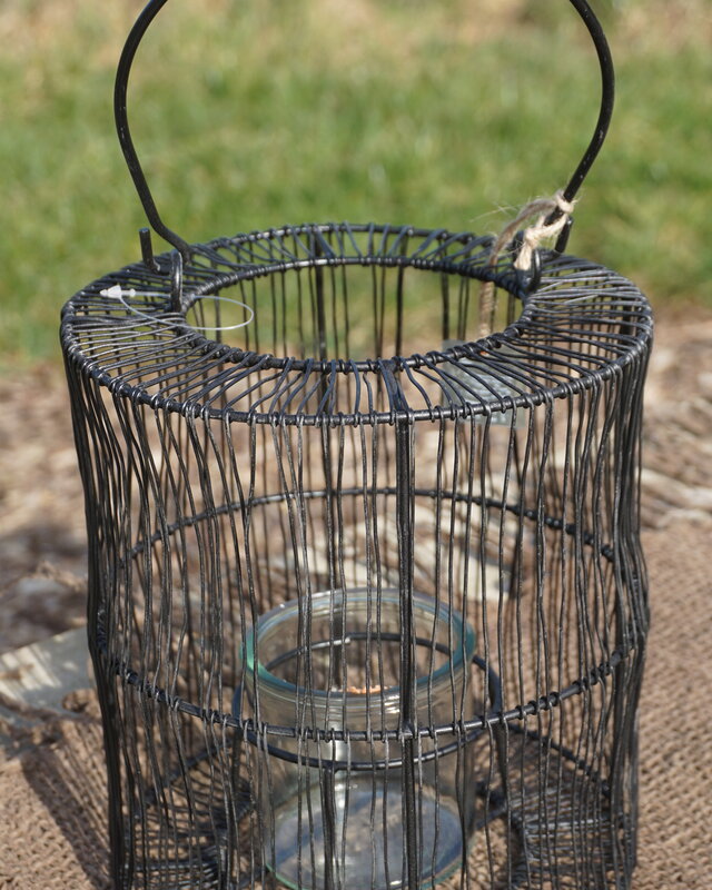 Rene Houtman Lantaarn/Windlicht | Metaal | Zwart | H20xD18 cm