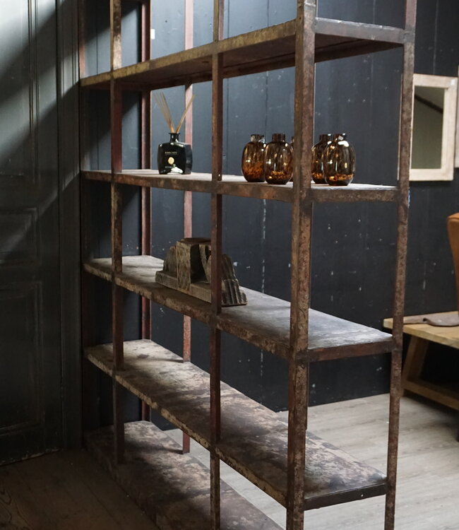 Rene Houtman IJzeren Stellingkast | H214xB190xD35 cm