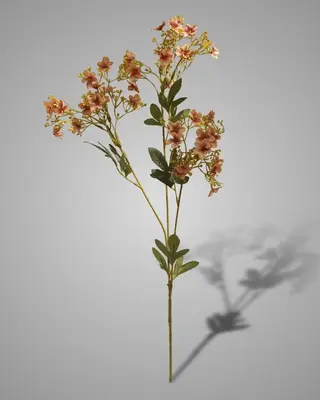 Brynxz Kunstbloem Babysbreath | Oranje | L80 cm