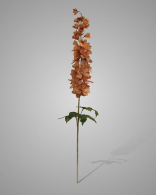 Brynxz Kunstbloem Delphinium | Oranje | L90 cm