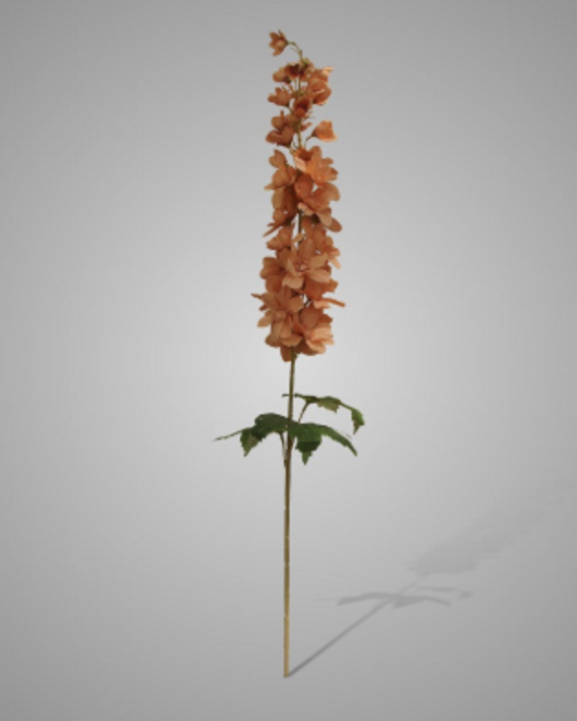 Brynxz Kunstbloem Delphinium | Oranje | L90 cm