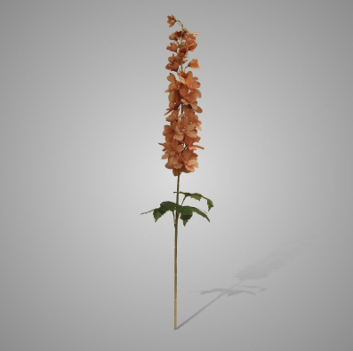 Brynxz Kunstbloem Delphinium | Oranje | L90 cm