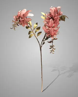 Brynxz Kunstbloem Blauwe Regen | Roze | H100 cm