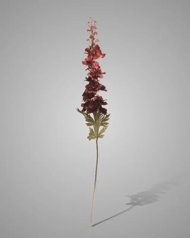 Brynxz Kunstbloem Ridderspoor | Donkerrood | H79 cm