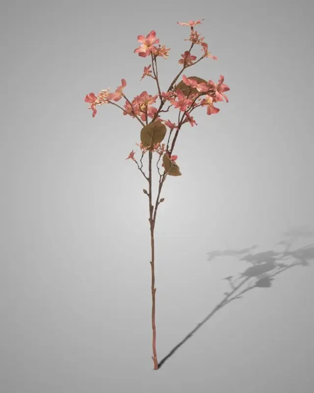 Brynxz Kunstbloem Tungbloem | Oudroze | H63 cm