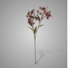 Kunstbloem Daphne Spray | Donkerrood | H72 cm