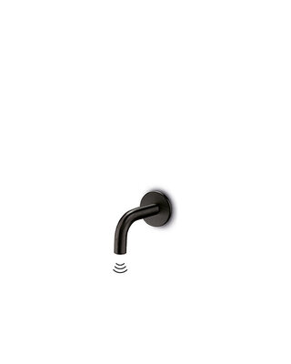 JEE-O Slimline Wand Sensor Kraan Kort | Structuur Zwart