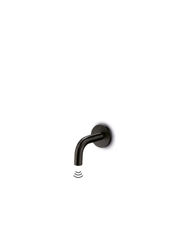 JEE-O Slimline Wand Sensor Kraan Kort | Structuur Zwart