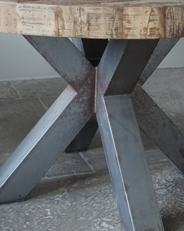 Rene Houtman Eettafel Teak Rond Barry | H79 x D136 cm