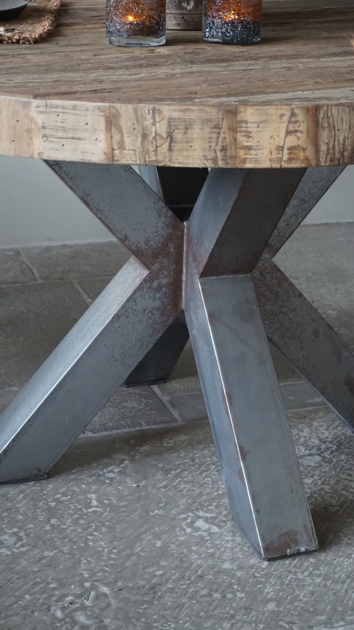 Rene Houtman Eettafel Teak Rond Barry | H79 x D136 cm