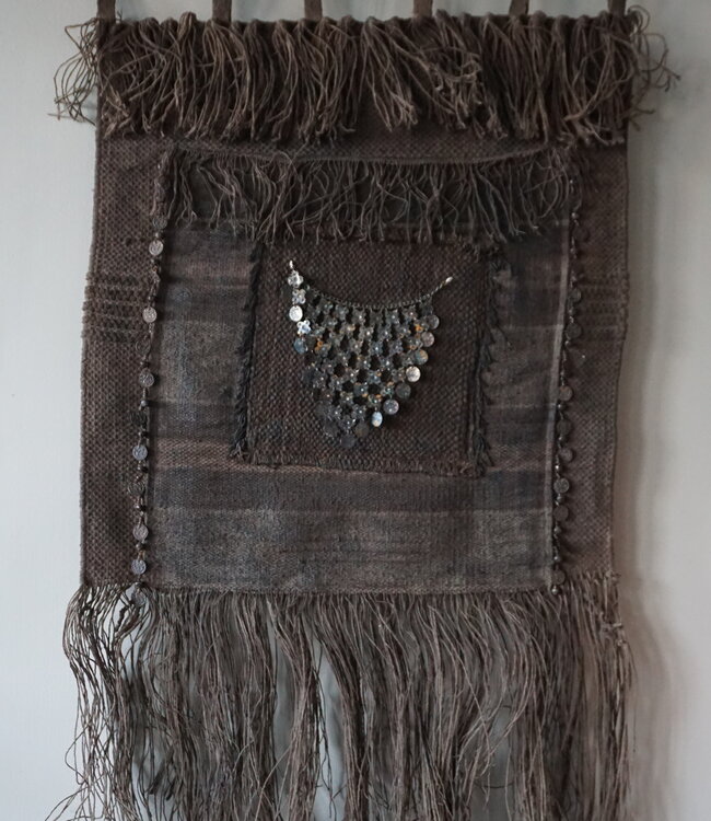 Rene Houtman Wanddoek Met Ketting En Franjes | H100 x B65 cm