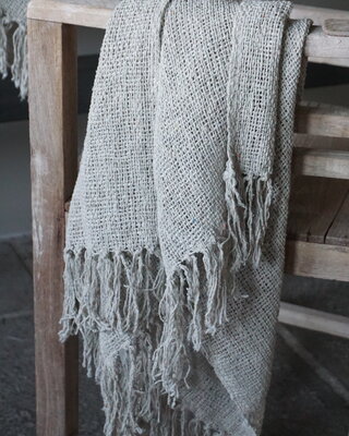 Rene Houtman Shabby Doek | Naturel | L150 x B60 cm
