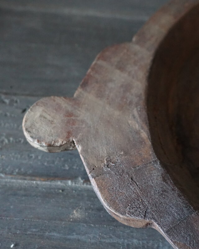 Rene Houtman Chapati Schaal | Oud Hout | H4 x B47 x D33,5 cm