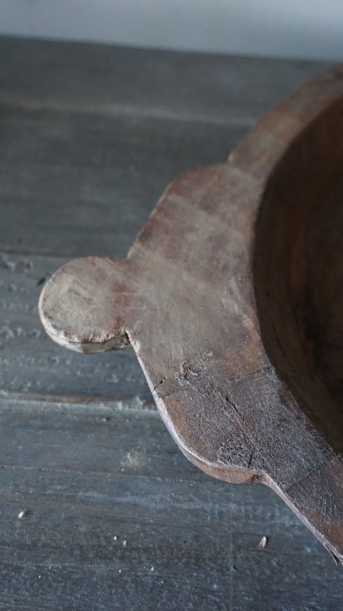 Rene Houtman Chapati Schaal | Oud Hout | H4 x B47 x D33,5 cm