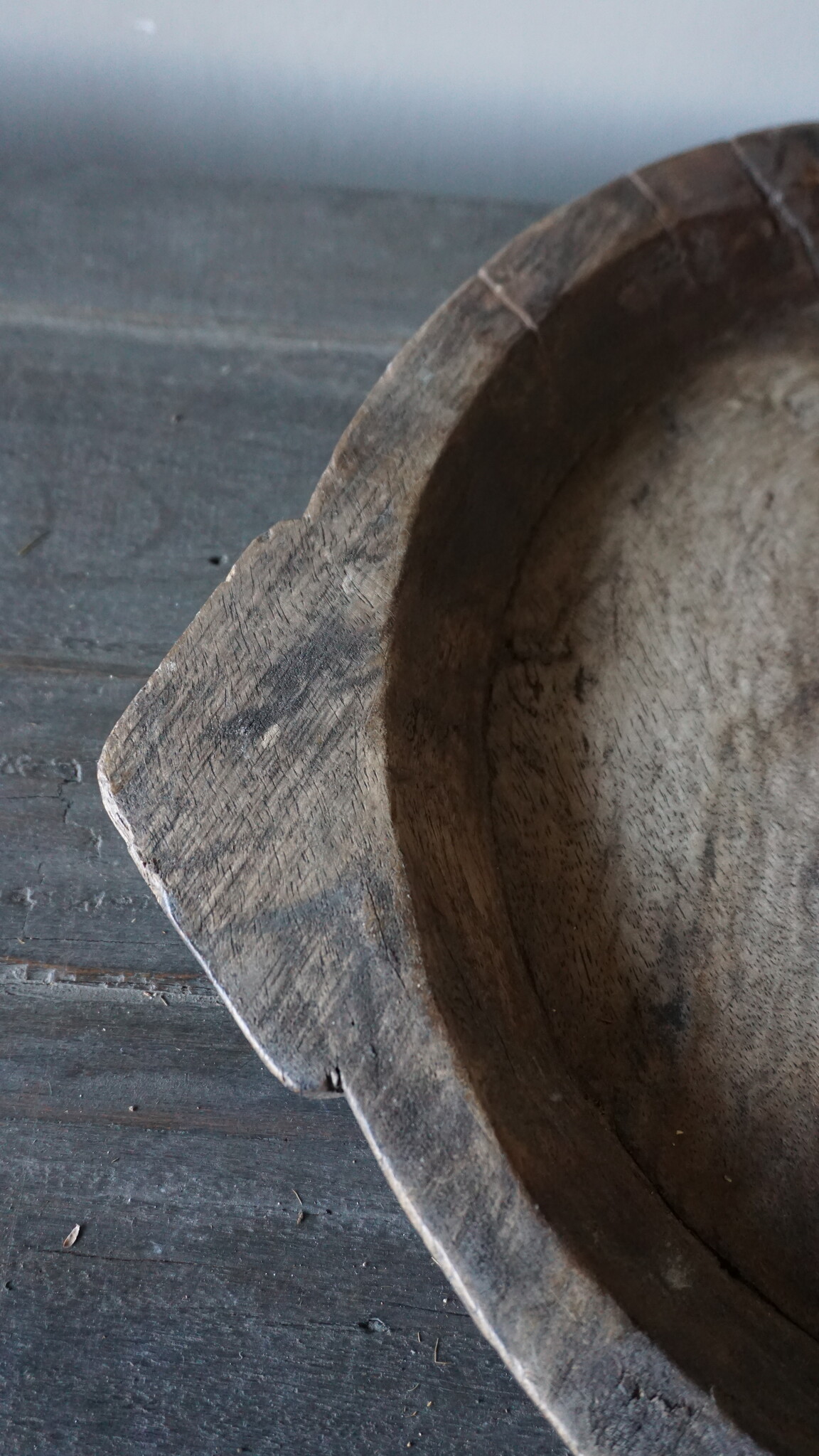 Rene Houtman Chapati Schaal | Oud Hout | H4 x B44 x D38 cm