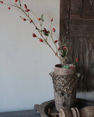 Rene Houtman Rosa Canina | Rood | L110 cm
