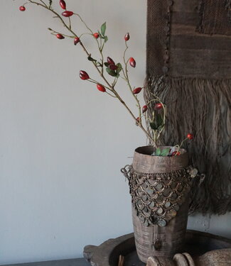 Rene Houtman Rosa Canina | Rood | L110 cm
