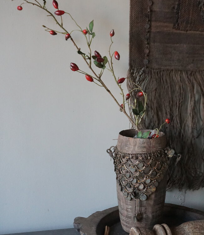 Rene Houtman Rosa Canina | Rood | L110 cm