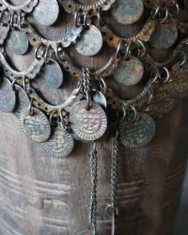 Rene Houtman Nepalese Houten Pot | Incl. Ketting | H30 x D13 cm