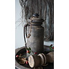 Nepalese Houten Pot | Met Deksel | H32 x D13 cm