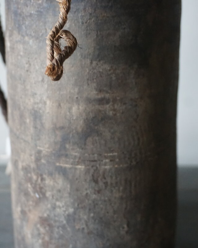 Rene Houtman Nepalese Houten Pot | Met Deksel | H32 x D13 cm
