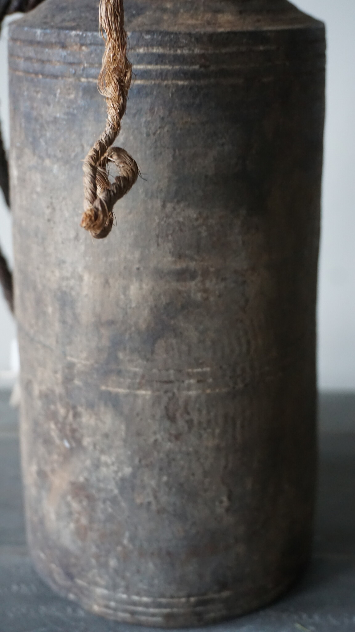 Rene Houtman Nepalese Houten Pot | Met Deksel | H32 x D13 cm