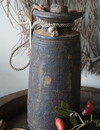 Rene Houtman Nepalese Houten Pot | Met Deksel | H24 x D10 cm