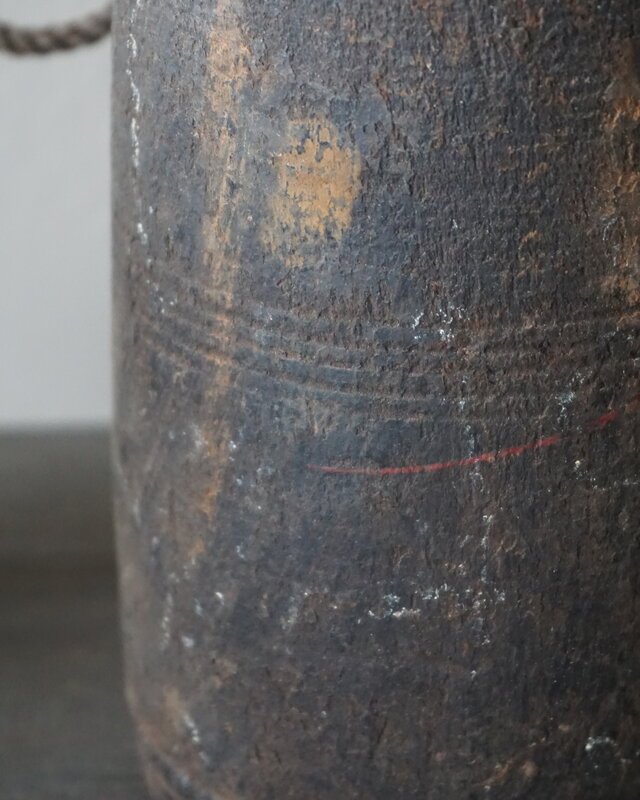 Rene Houtman Nepalese Houten Pot | Met Deksel | H24 x D10 cm