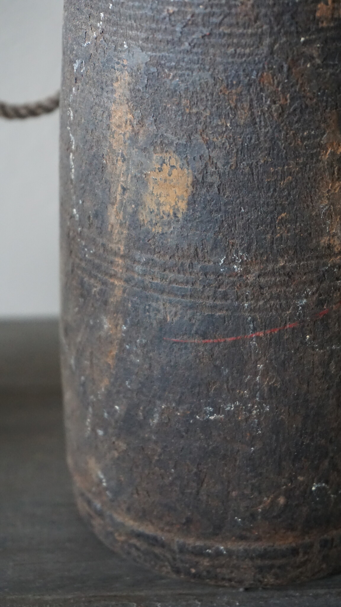 Rene Houtman Nepalese Houten Pot | Met Deksel | H24 x D10 cm