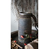 Nepalese Houten Pot | Met Deksel | H23 x D10 cm