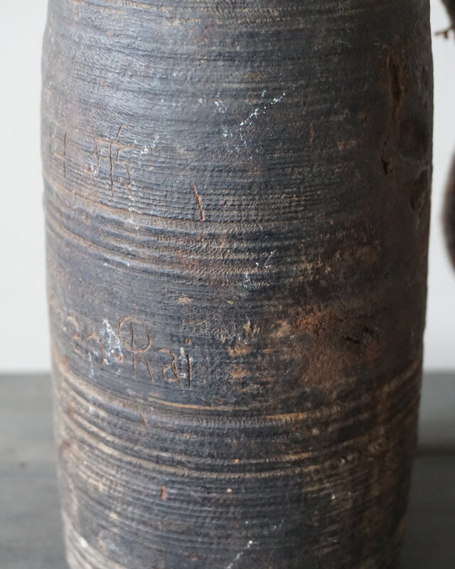 Rene Houtman Nepalese Houten Pot | Met Deksel | H23 x D10 cm