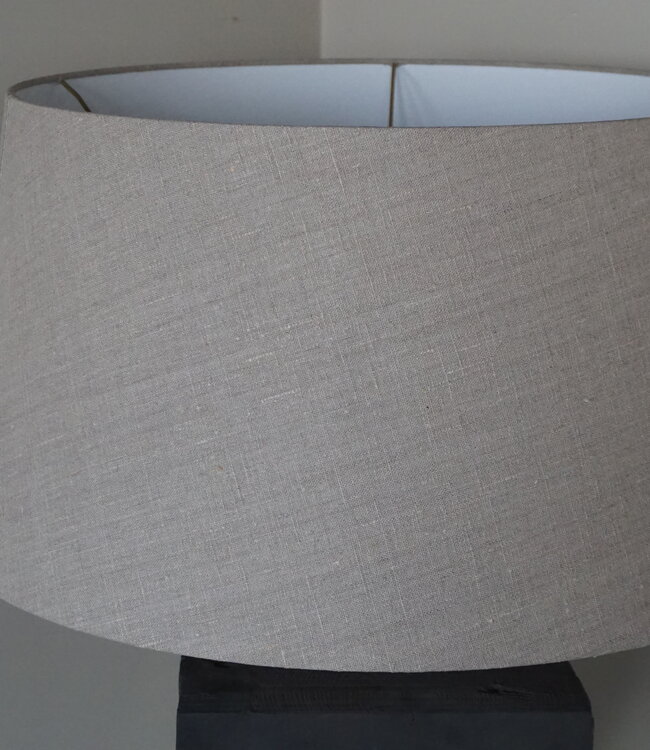 Rene Houtman Ronde Lampenkap | Ecru | Linnen | H31 x D50/60 cm