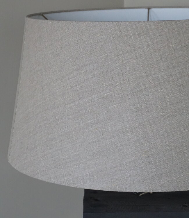 Rene Houtman Ronde Lampenkap | Ecru | Linnen | H31 x D50/60 cm