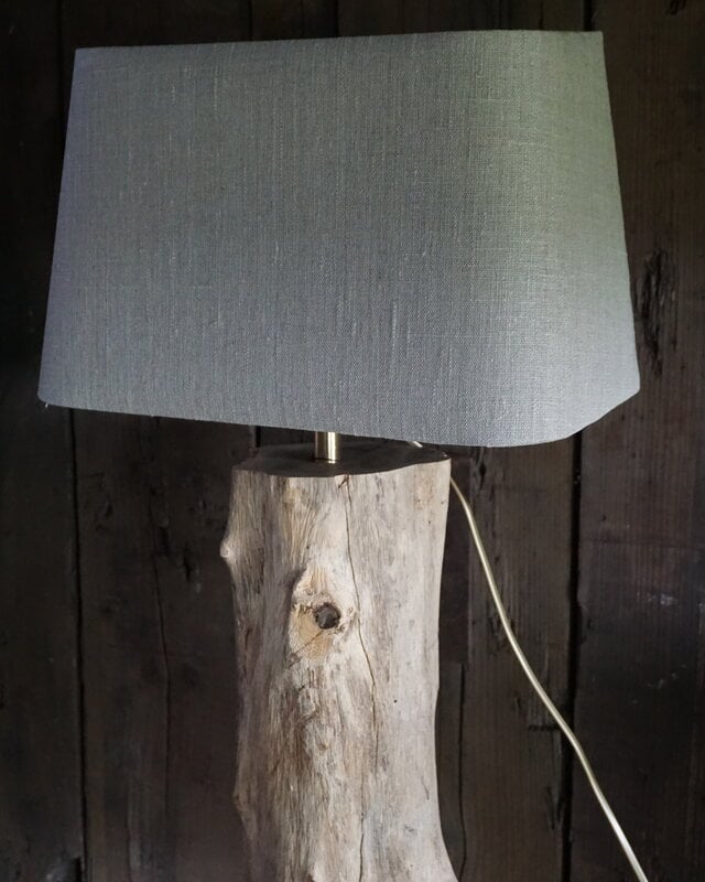 Rene Houtman Wand Lampenkap 35x16x21 Cm Kiezel Linnen