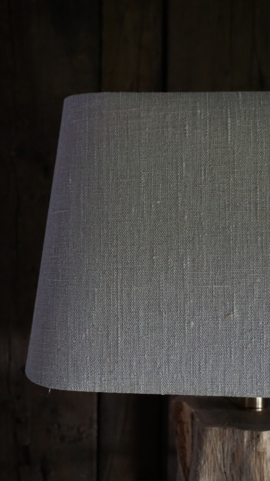 Rene Houtman Wand Lampenkap 35x16x21 Cm Kiezel Linnen