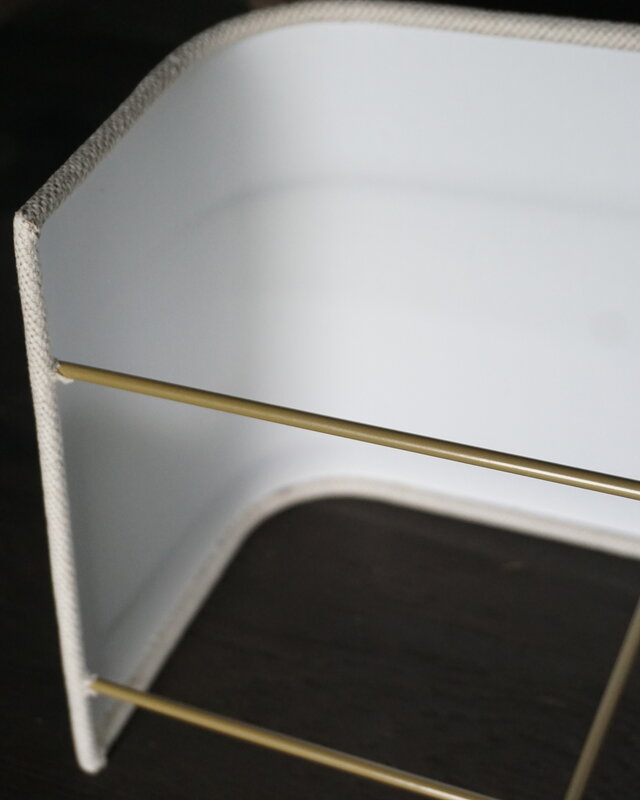 Rene Houtman Wand Lampenkap 35x16x21 Cm Linnen Ecru