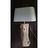 Wand Lampenkap 35x16x21 Cm Linnen Ecru