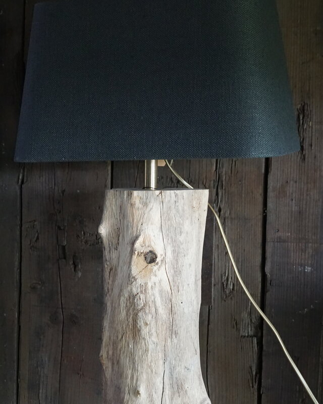 Rene Houtman Wand Lampenkap 35x16x21 Cm Linnen Zwart