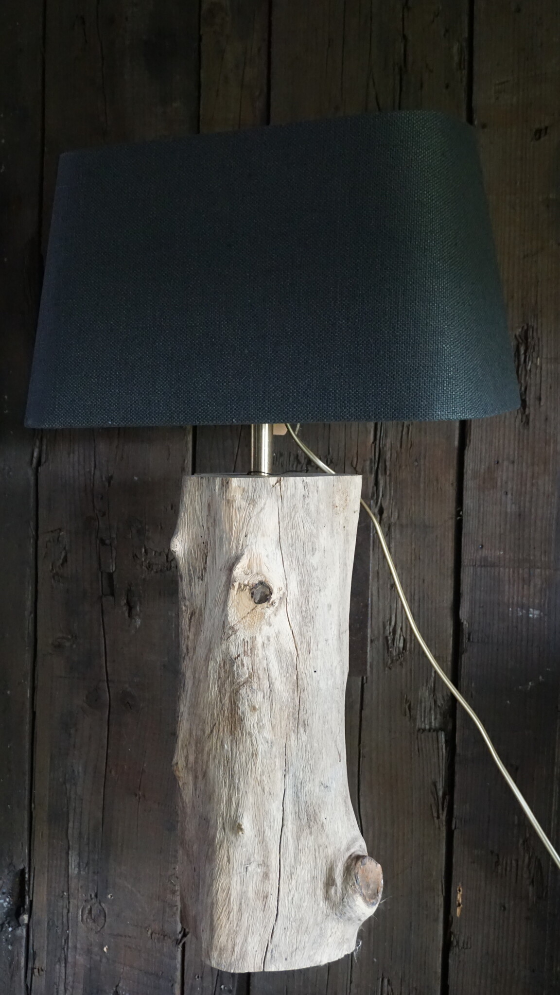 Rene Houtman Wand Lampenkap 35x16x21 Cm Linnen Zwart